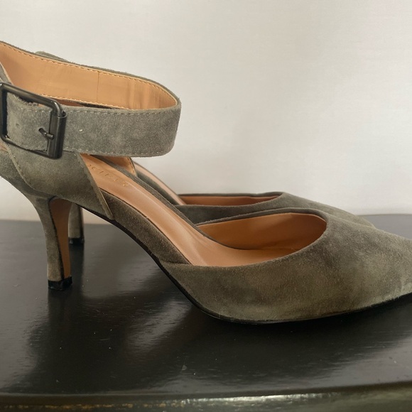 Sole Society Gray Suede Women's Heels Size 7 - Picture 2 of 6